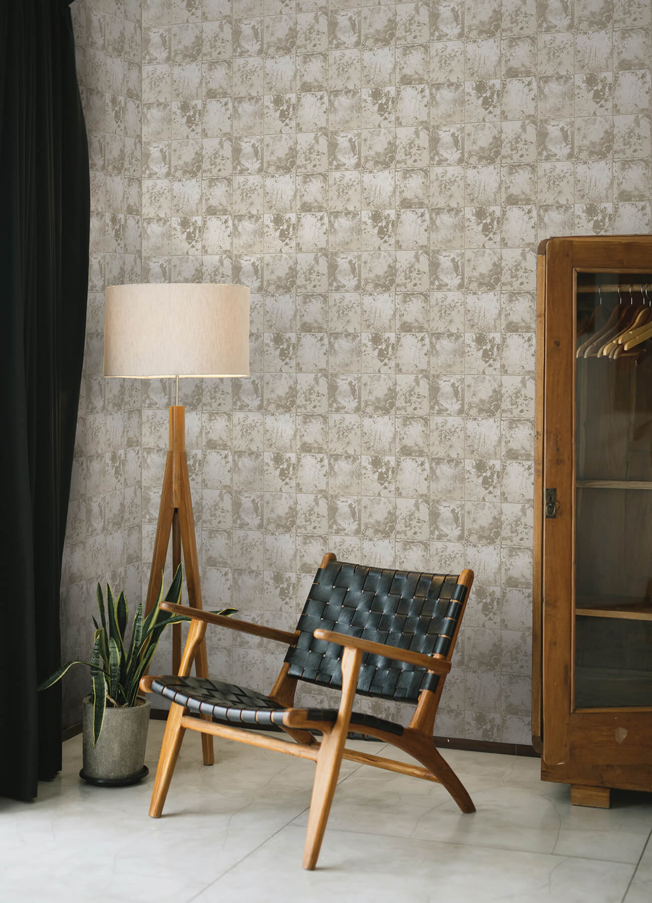 silver-metal-sheet-peel-and-stick-wallpaper-york-wallcoverings-nus4906 - York Wallcoverings Wallpaper