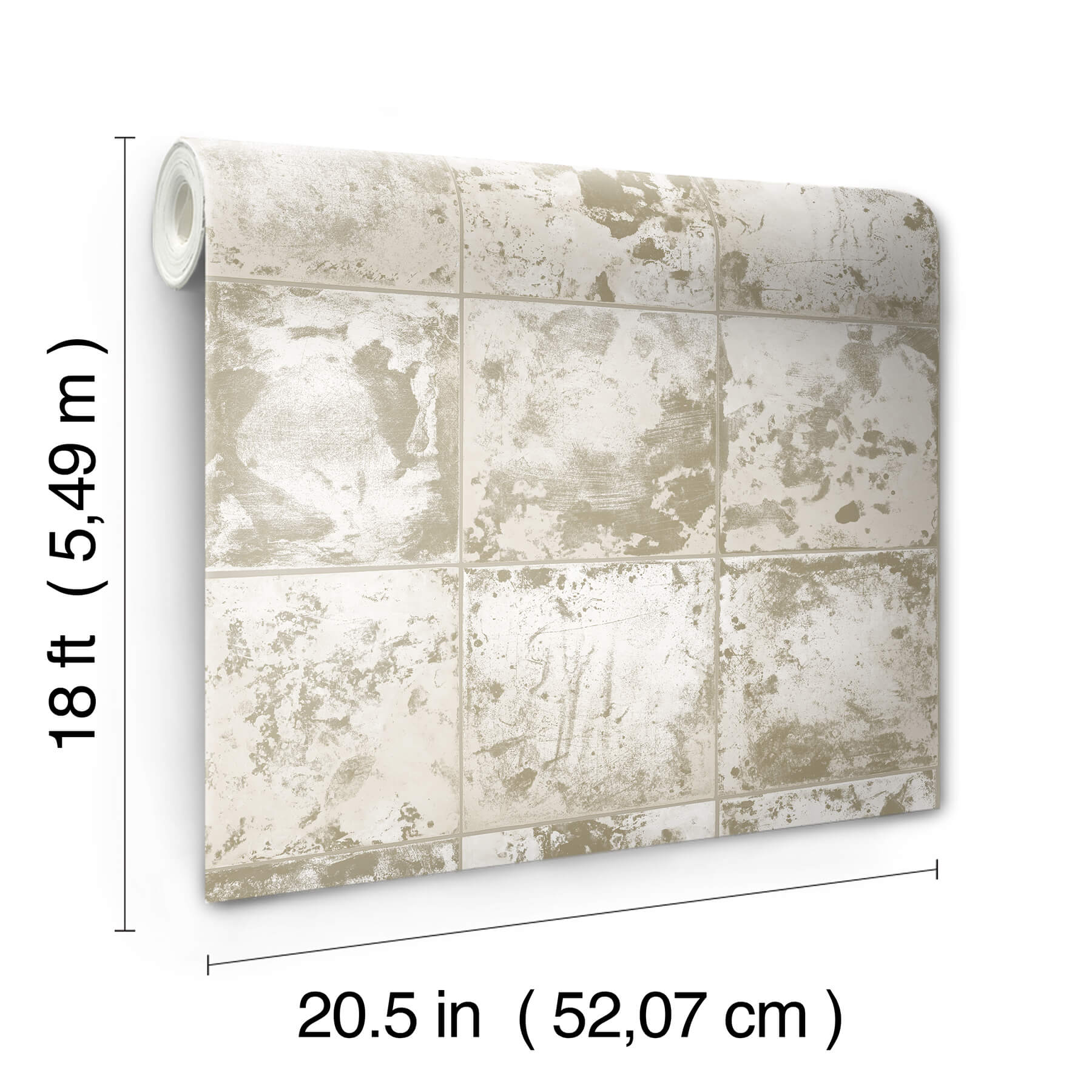 silver-metal-sheet-peel-and-stick-wallpaper-york-wallcoverings-nus4906 - York Wallcoverings Wallpaper