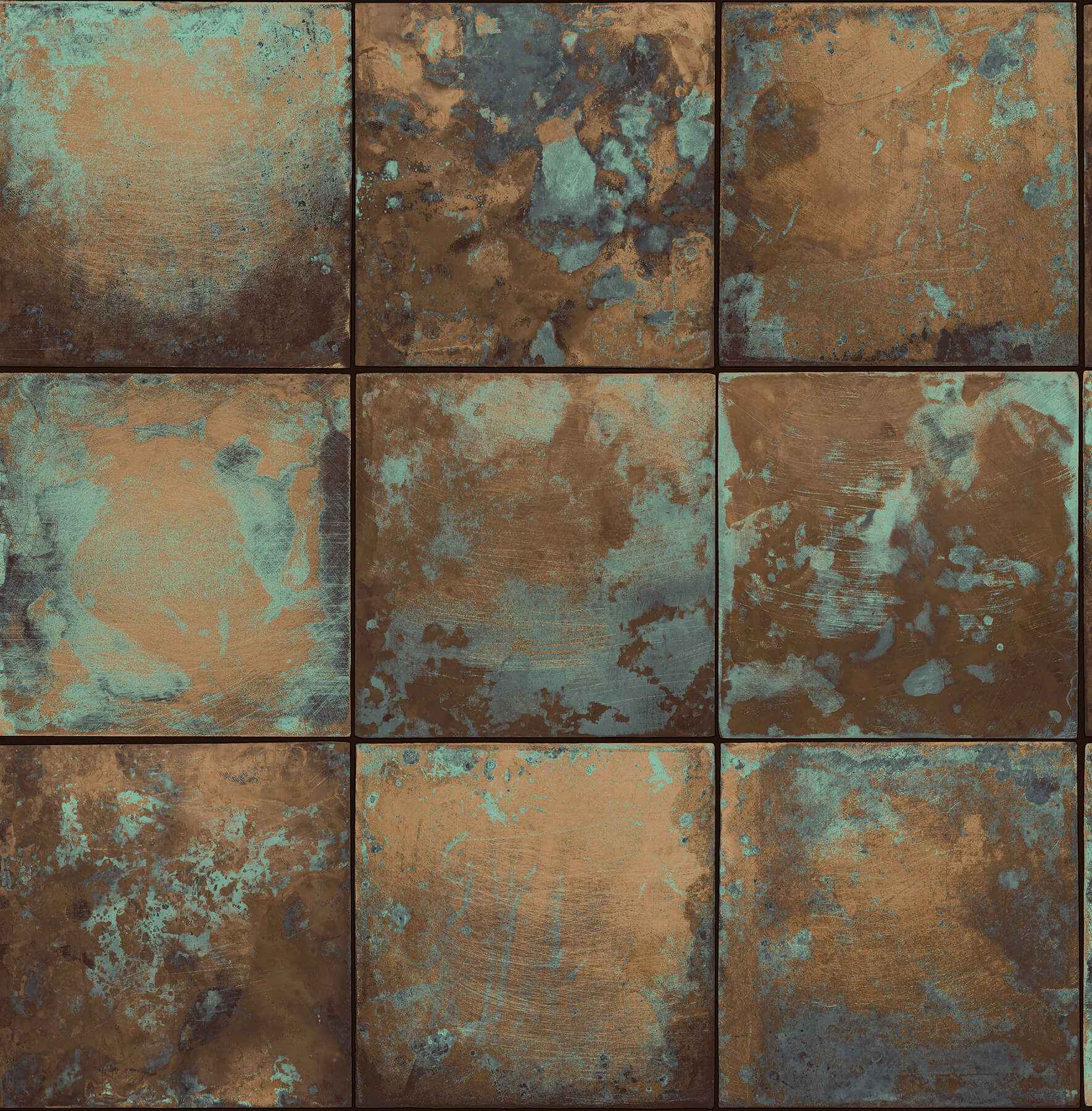 Copper Metal Sheet Peel and Stick Wallpaper - York Wallcoverings - NUS4907