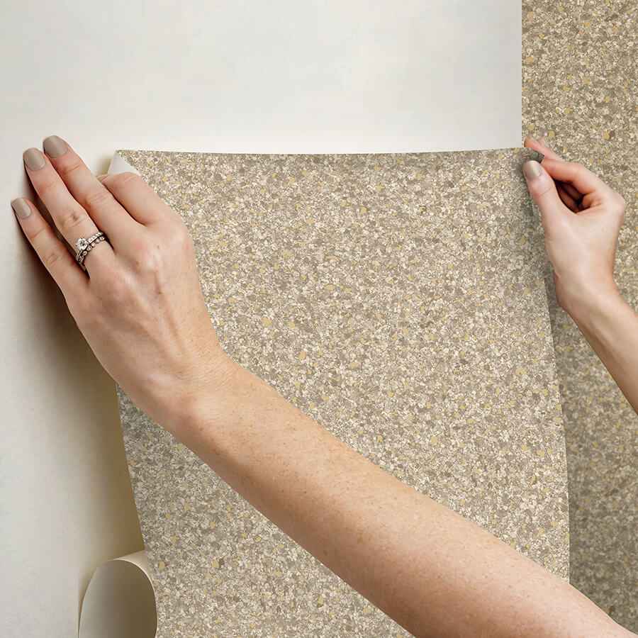 Monumental Beige Peel and Stick Wallpaper - York Wallcoverings - NHS6170 - York Wallcoverings Wallpaper