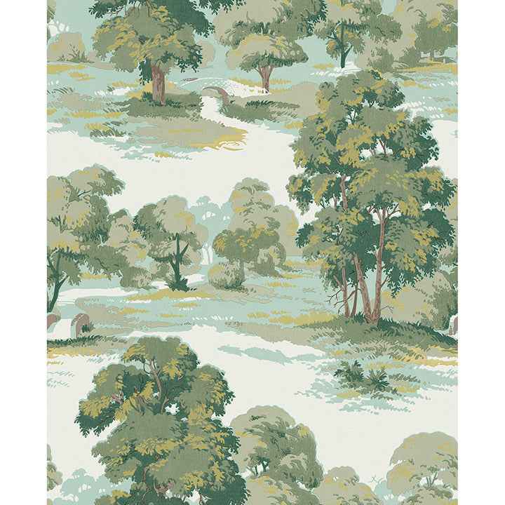Sherwood Green Glade Wallpaper - York Wallcoverings - 4164-M1829
