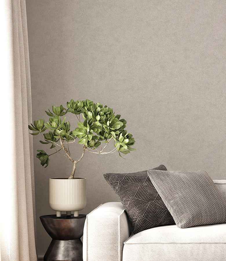 Heritage Dark Grey Plain Wallpaper - York Wallcoverings - 4164-M1839 - York Wallcoverings Wallpaper