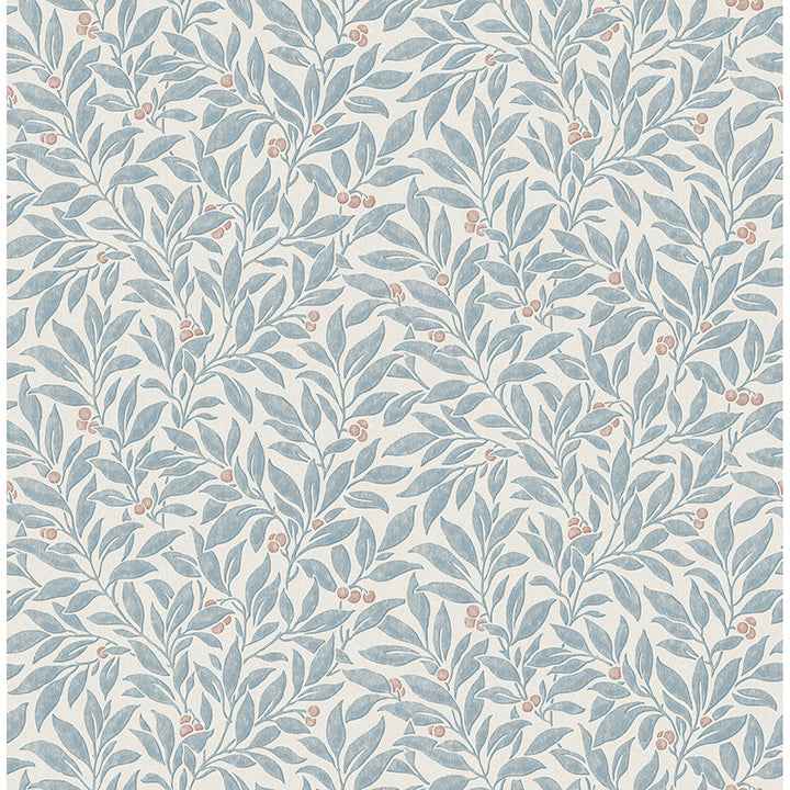 Winter Berry Blue Vine Wallpaper - York Wallcoverings - 4164-M1841 - York Wallcoverings Wallpaper