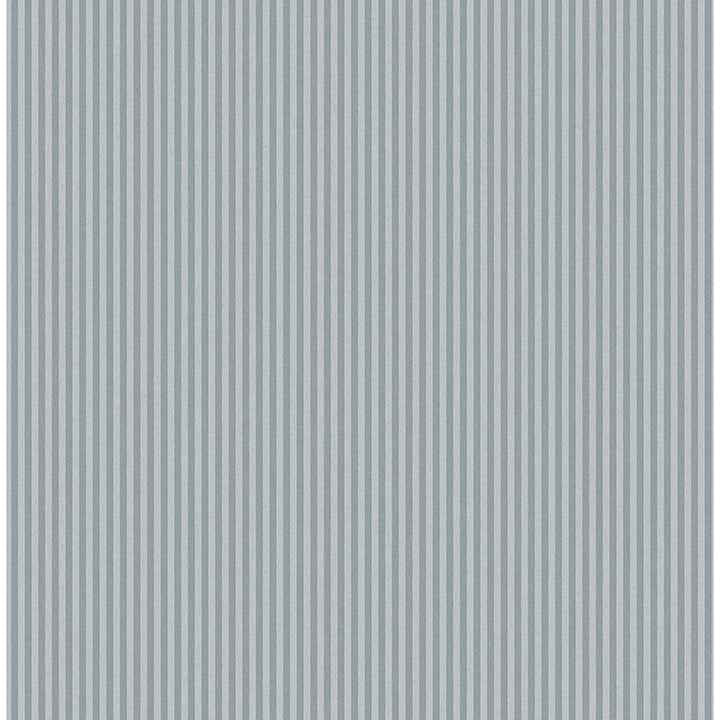 Ticking Blue Stripe Wallpaper - York Wallcoverings - 4164-M1845 - York Wallcoverings Wallpaper