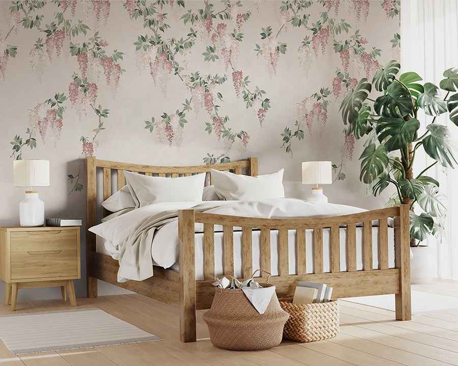 Wisteria Blush Wall Mural - York Wallcoverings - 4164-50939 - York Wallcoverings Wallpaper