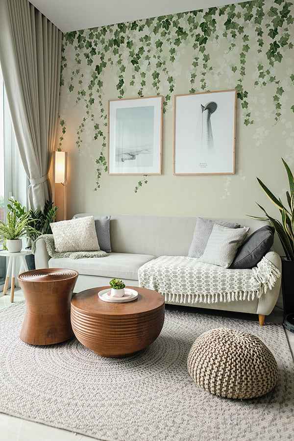 Trailing Ivy Green Wall Mural - York Wallcoverings - 4164-50942 - York Wallcoverings Wallpaper