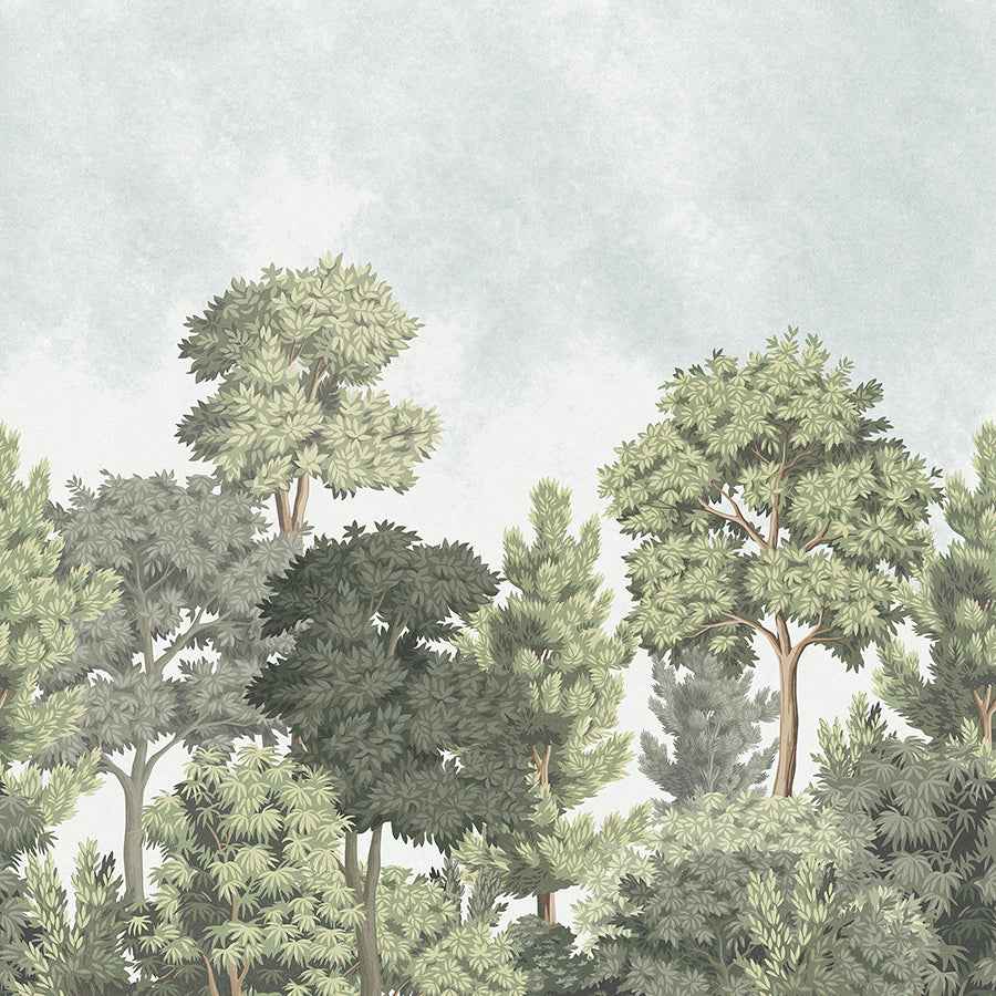 Delamere Green Wall Mural - York Wallcoverings - 4164-50944 - York Wallcoverings Wallpaper