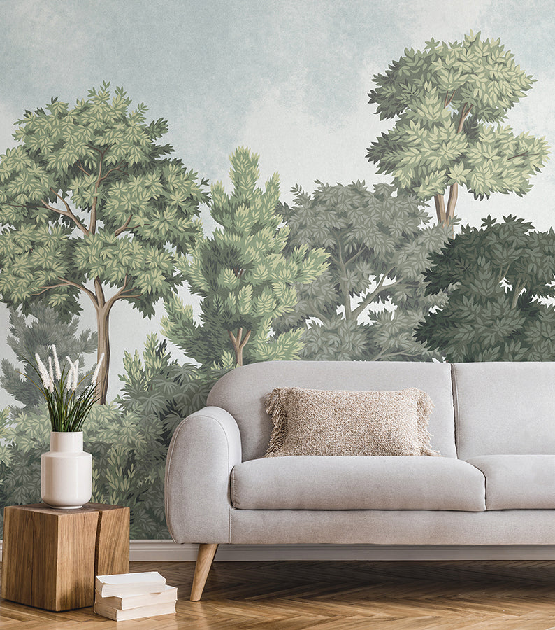 delamere-green-wall-mural-york-wallcoverings-4164-50944 - York Wallcoverings Wallpaper