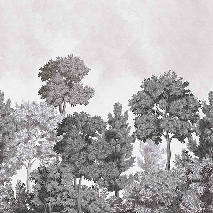 Delamere Mono Wall Mural - York Wallcoverings - 4164-50945 - York Wallcoverings Wallpaper