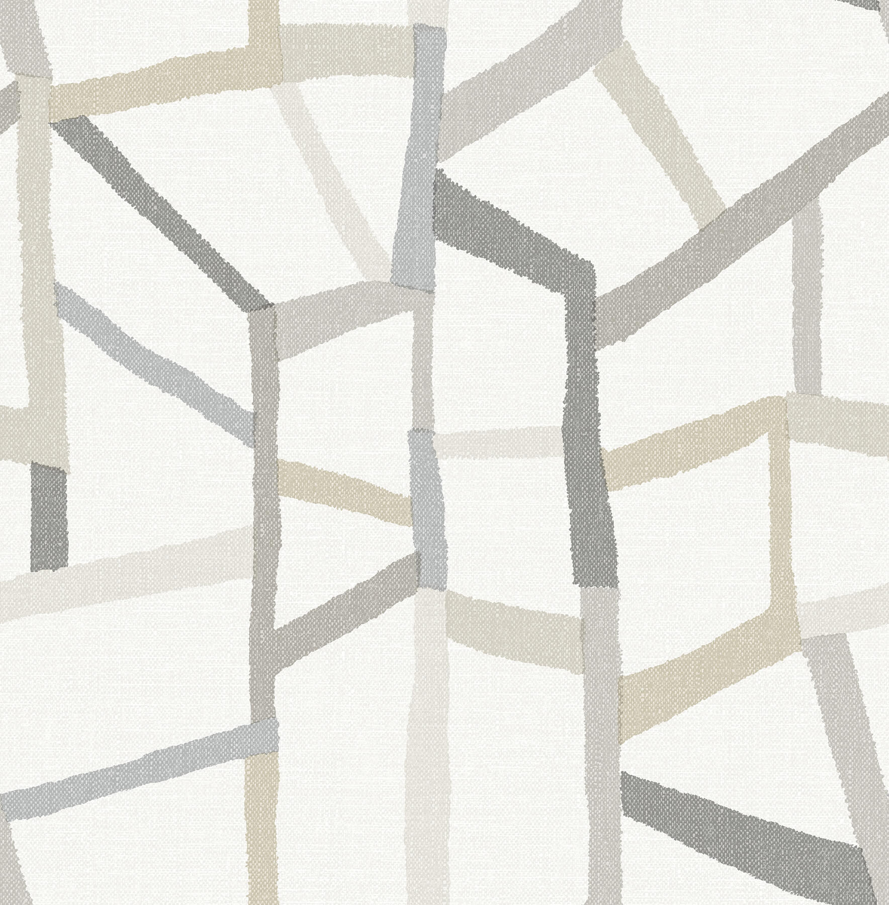 tate-grey-geometric-linen-wallpaper-york-wallcoverings-2903-25848 - York Wallcoverings Papel pintado