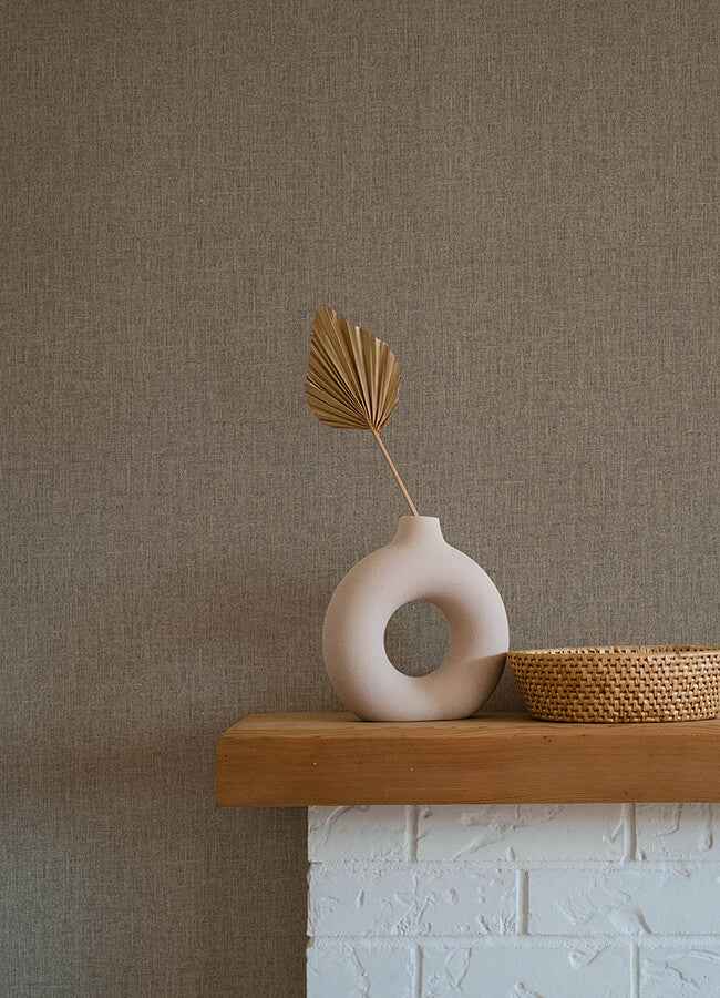 Cromie Brown Texture Wallpaper - York Wallcoverings - 4135-6905 - York Wallcoverings Wallpaper