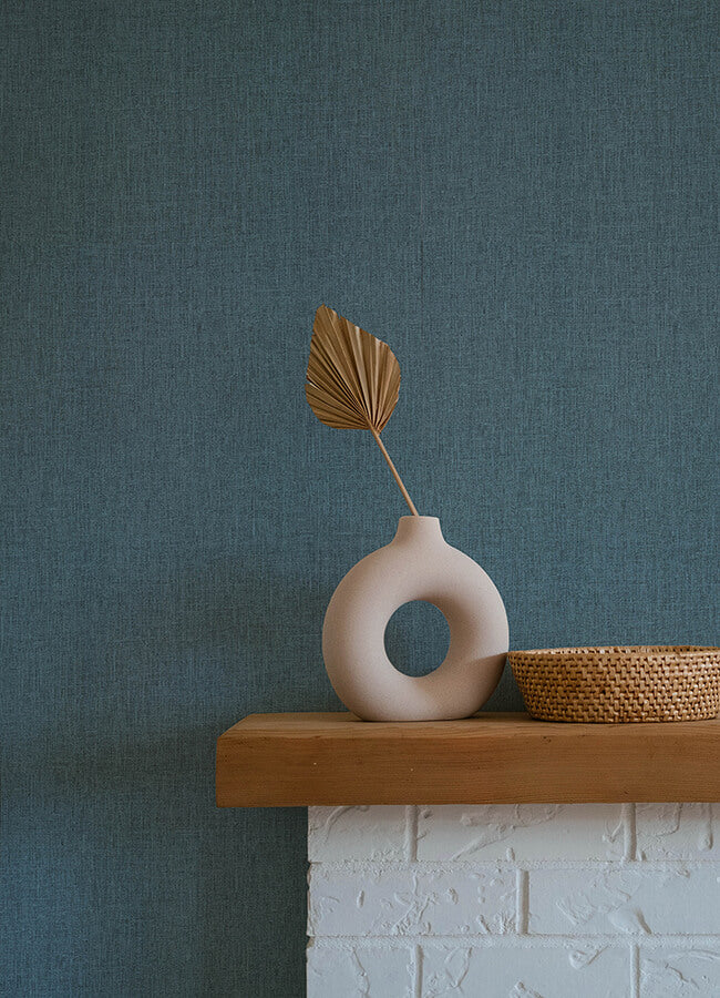 cromie-navy-texture-wallpaper-york-wallcoverings-4135-6921 - York Wallcoverings Wallpaper