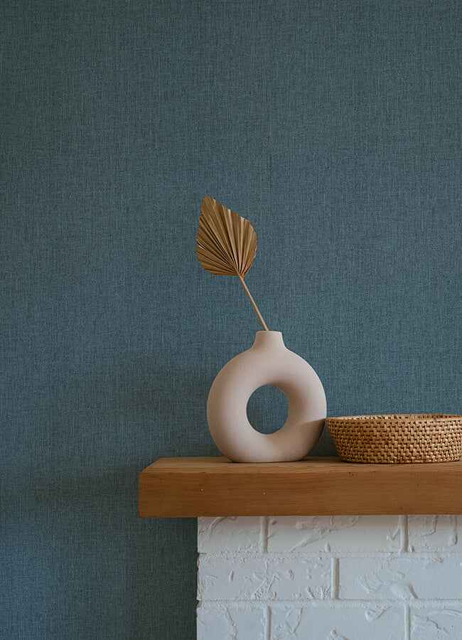 Cromie Navy Texture Wallpaper - York Wallcoverings - 4135-6921 - York Wallcoverings Wallpaper