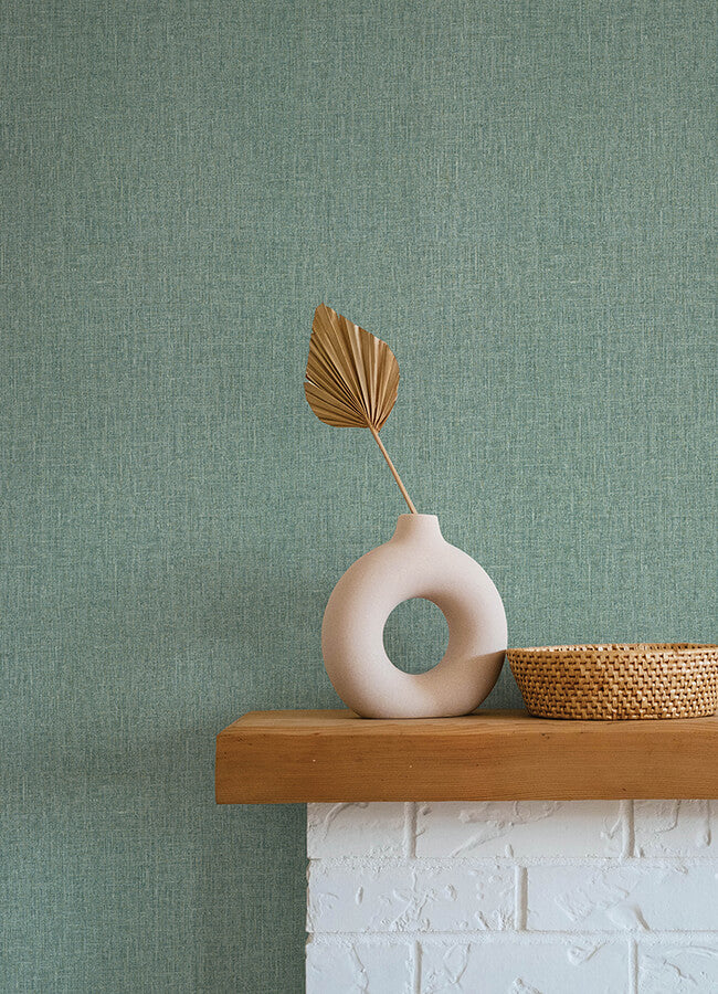 cromie-turquoise-texture-wallpaper-york-wallcoverings-4135-6924 - York Wallcoverings Wallpaper