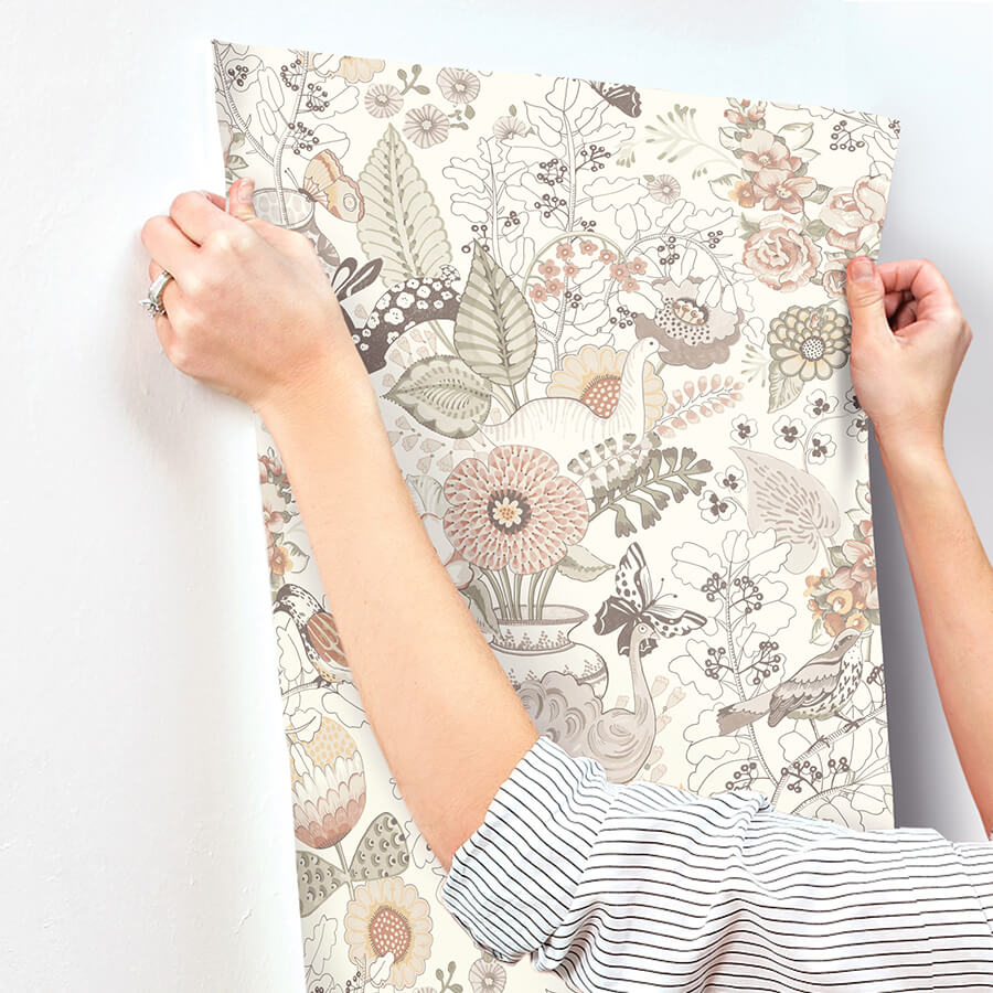 whimsy-coral-fauna-wallpaper-york-wallcoverings-4135-12807 - York Wallcoverings Wallpaper