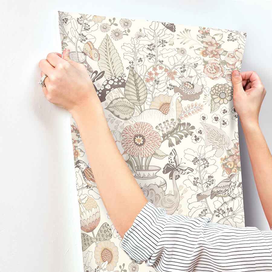 Whimsy Coral Fauna Wallpaper - York Wallcoverings - 4135-12807 - York Wallcoverings Wallpaper