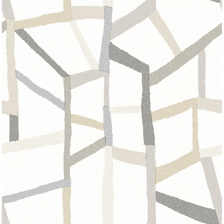 tate-grey-geometric-linen-wallpaper-york-wallcoverings-4135-25848 - York Wallcoverings Wallpaper