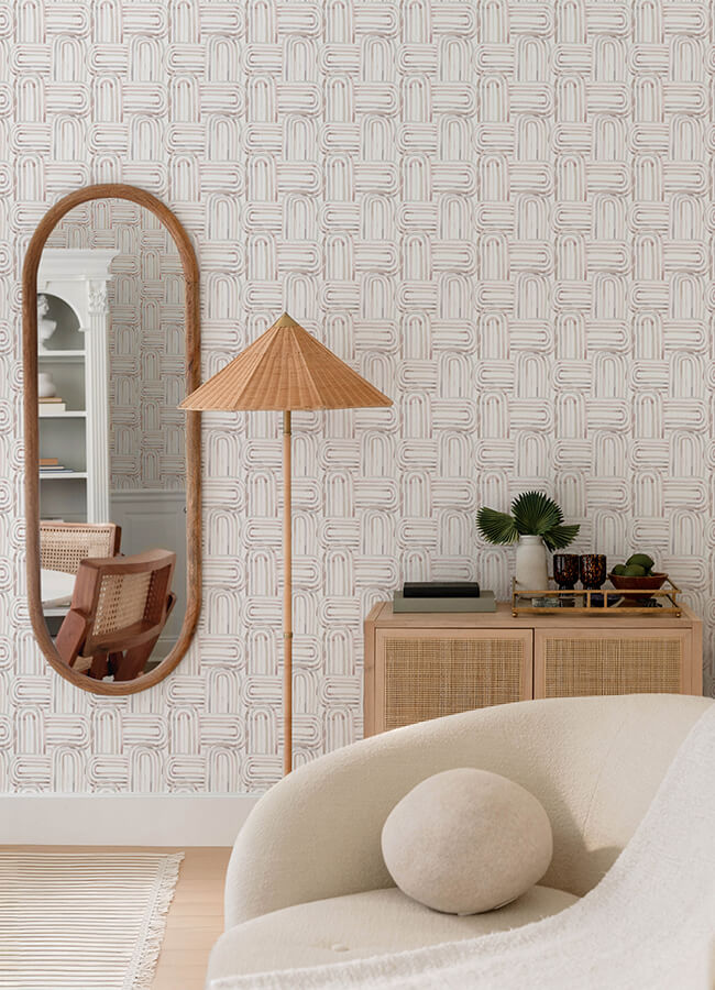 lolly-blush-arches-wallpaper-york-wallcoverings-4135-27271 - York Wallcoverings Wallpaper