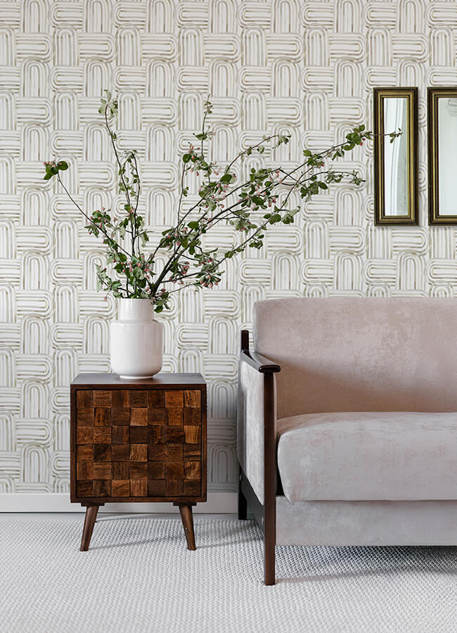 lolly-beige-arches-wallpaper-york-wallcoverings-4135-27272 - York Wallcoverings Wallpaper