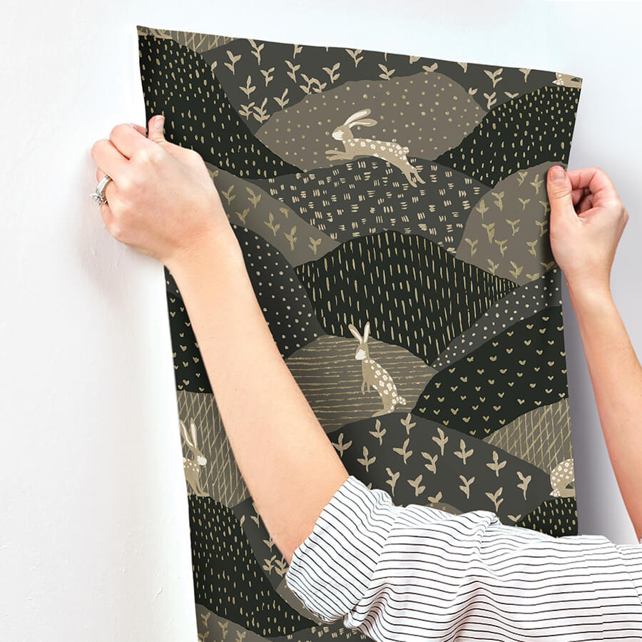 peter-black-rabbit-fields-wallpaper-york-wallcoverings-4135-27301 - York Wallcoverings Wallpaper