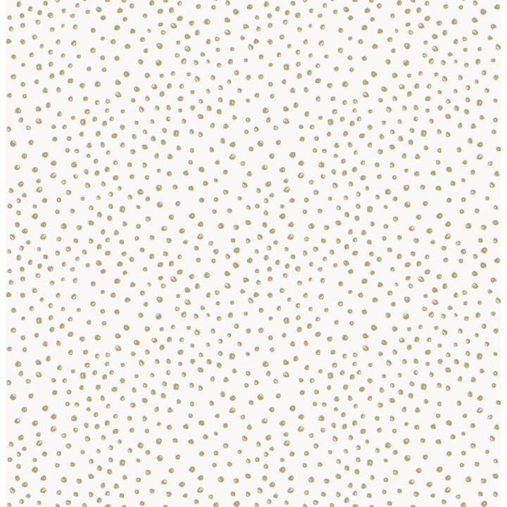 cassie-white-petite-polka-wallpaper-york-wallcoverings-4135-27303 - York Wallcoverings Wallpaper