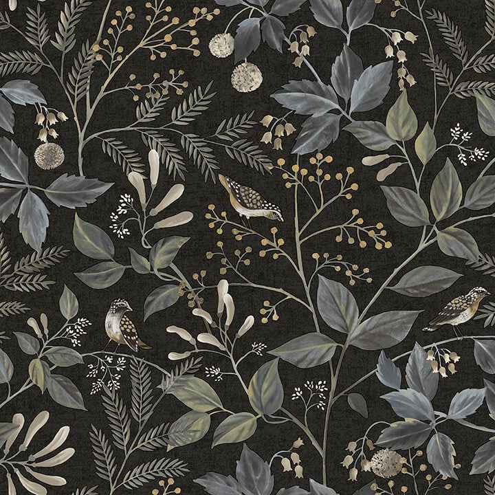 Emerson Licorice Peel & Stick Wallpaper - York Wallcoverings - CJ6293 - York Wallcoverings Wallpaper