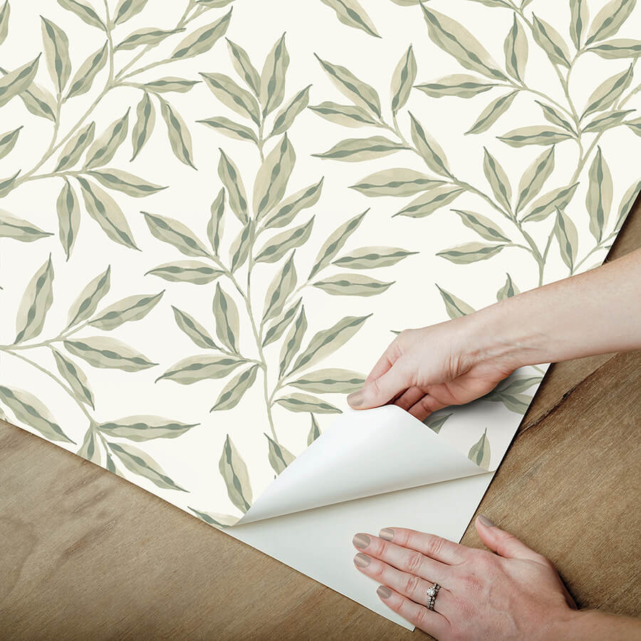 clj-rowan-green-peel-and-stick-wallpaper-york-wallcoverings-cj6294 - York Wallcoverings Wallpaper
