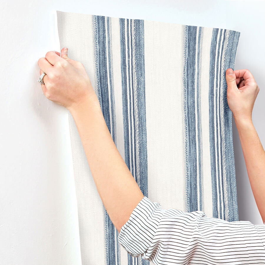 loom-spun-indigo-wallpaper-york-wallcoverings-4142-72600 - York Wallcoverings Wallpaper