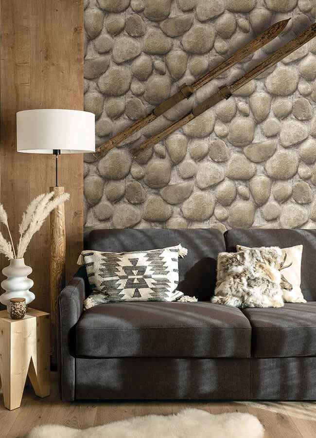 Root Rock Grey Wallpaper - York Wallcoverings - 4142-72611 - York Wallcoverings Wallpaper