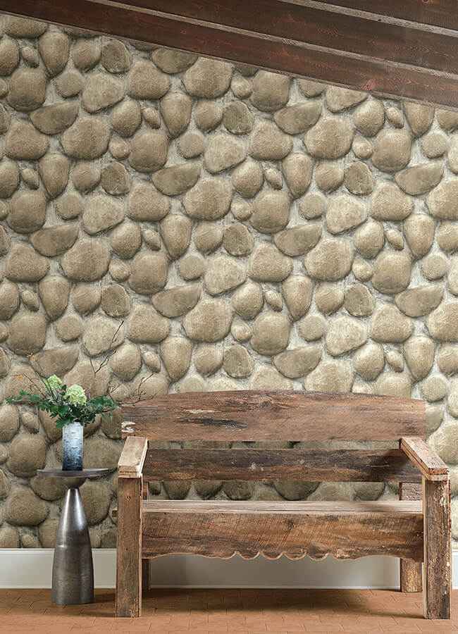 Root Rock Beige Wallpaper - York Wallcoverings - 4142-72612 - York Wallcoverings Wallpaper