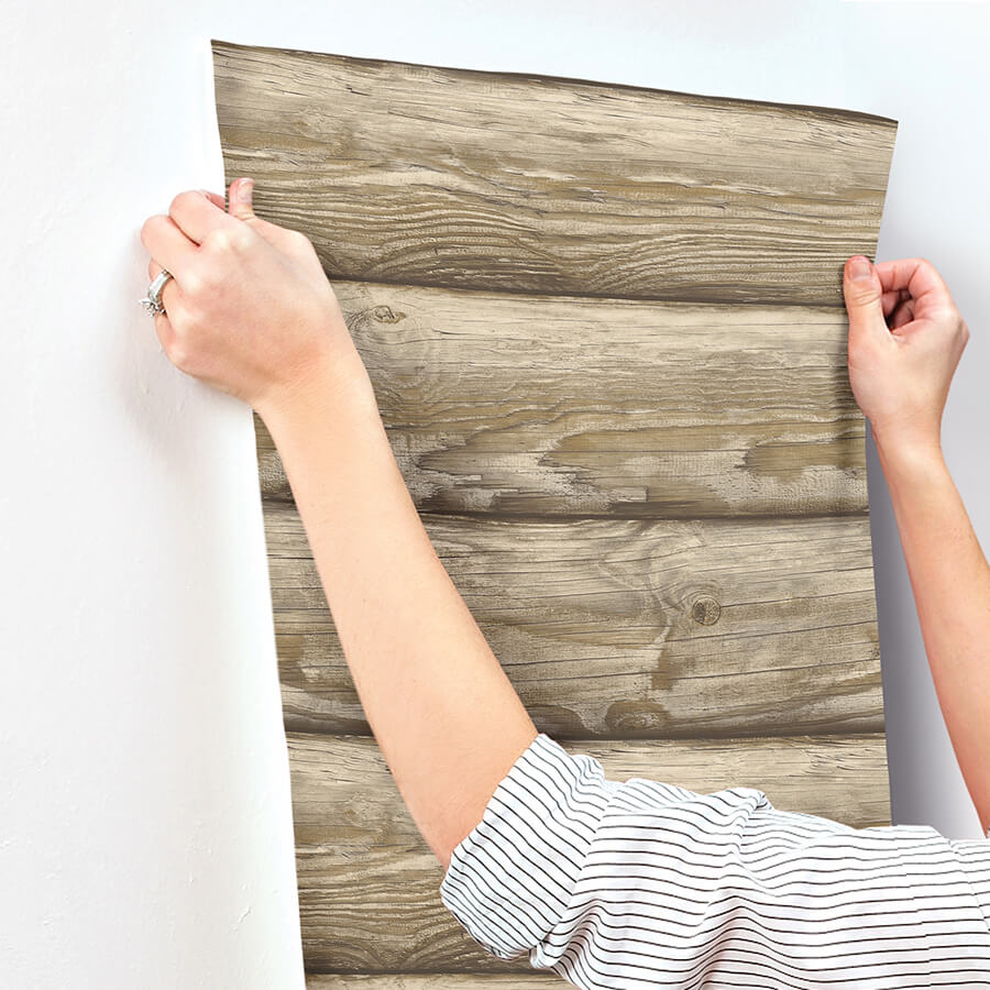 bunkhouse-light-brown-wallpaper-york-wallcoverings-4142-72617 - York Wallcoverings Wallpaper