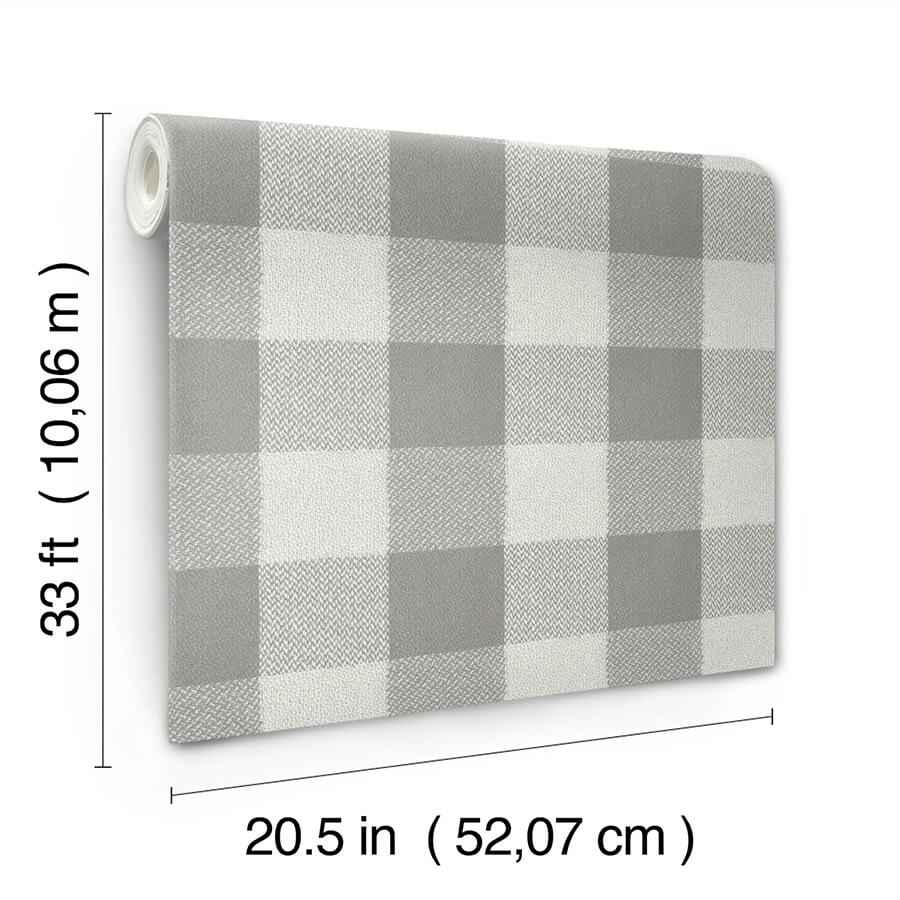 Lumberjack Grey Wallpaper - York Wallcoverings - 4142-72623 - York Wallcoverings Wallpaper