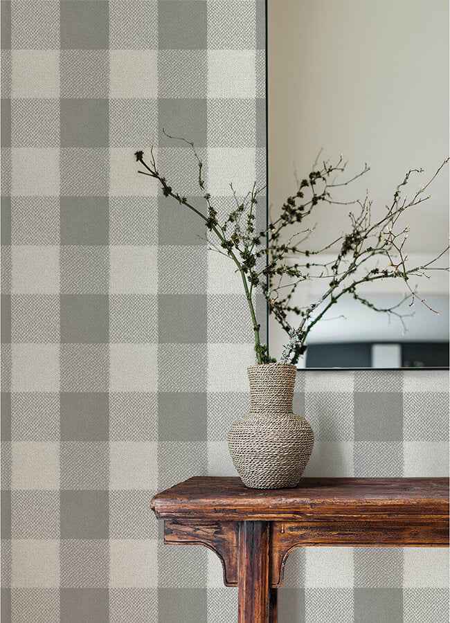 Lumberjack Grey Wallpaper - York Wallcoverings - 4142-72623 - York Wallcoverings Wallpaper