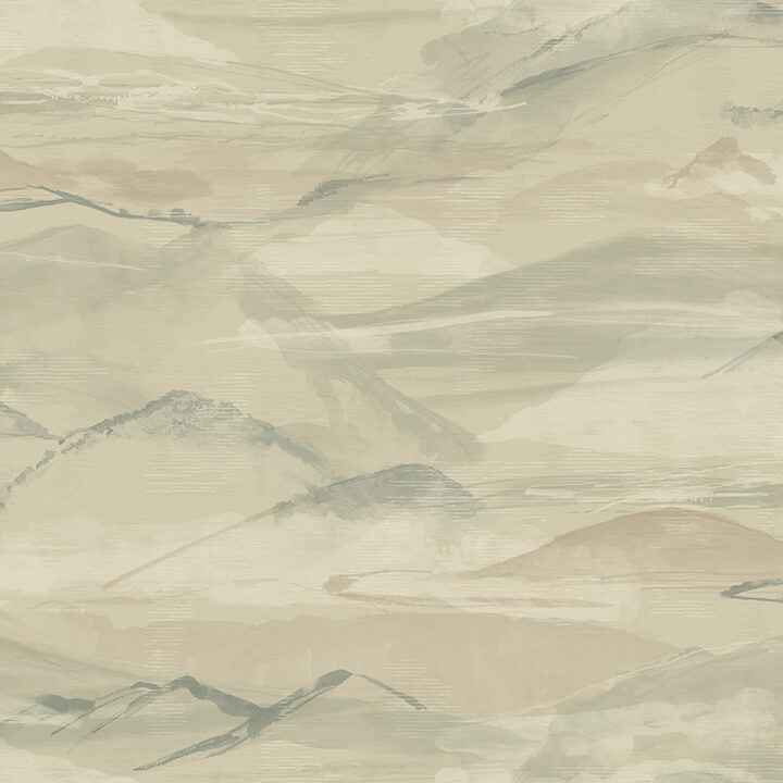 Bozeman Mountains Moss Wallpaper - York Wallcoverings - 4142-72624 - York Wallcoverings Wallpaper