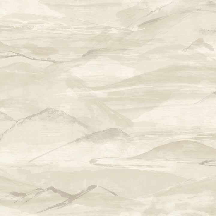 Bozeman Mountains Bone Wallpaper - York Wallcoverings - 4142-72627 - York Wallcoverings Wallpaper