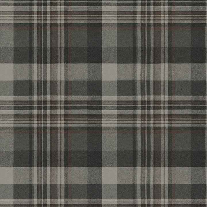 Dutton Plaid Charcoal Wallpaper - York Wallcoverings - 4142-72632 - York Wallcoverings Wallpaper