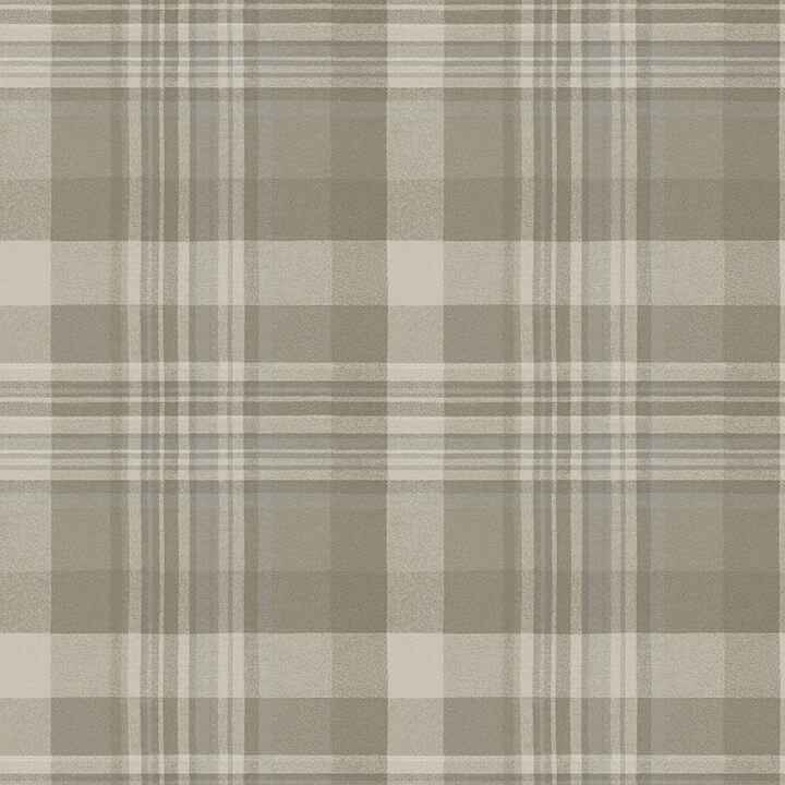 Dutton Plaid Light Brown Wallpaper - York Wallcoverings - 4142-72633