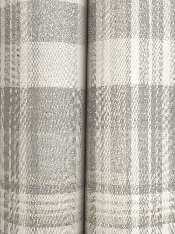 dutton-plaid-grey-wallpaper-york-wallcoverings-4142-72634 - York Wallcoverings Wallpaper