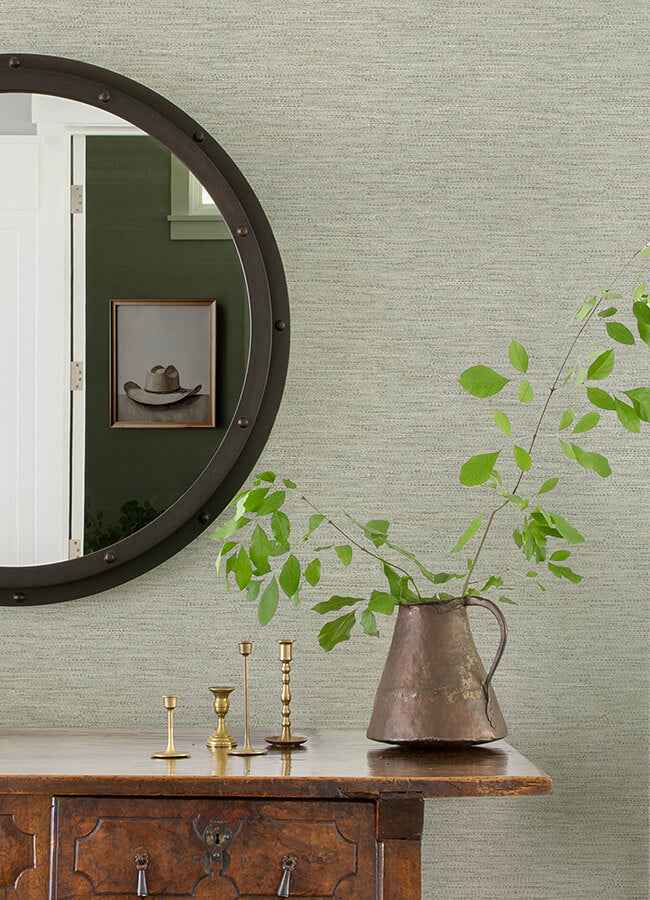 Wool Texture Aqua Wallpaper - York Wallcoverings - 4142-72646 - York Wallcoverings Wallpaper