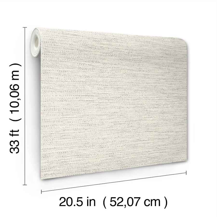 Wool Texture Light Grey Wallpaper - York Wallcoverings - 4142-72647 - York Wallcoverings Wallpaper
