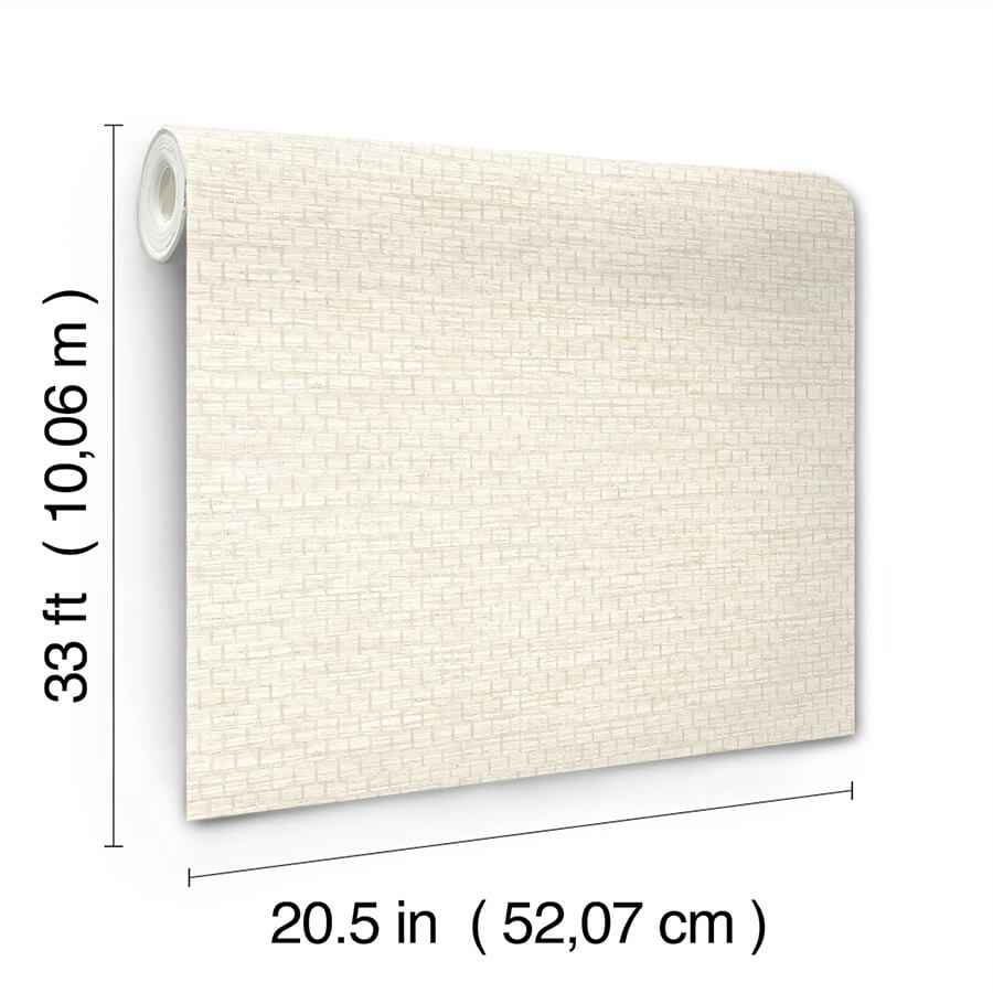 Plaited Grass Cream Wallpaper - York Wallcoverings - 4142-72650 - York Wallcoverings Wallpaper