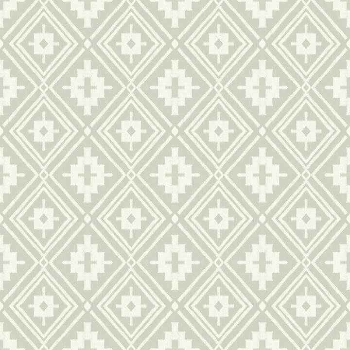 Camp Blanket Silver Wallpaper - York Wallcoverings - 4142-72659
