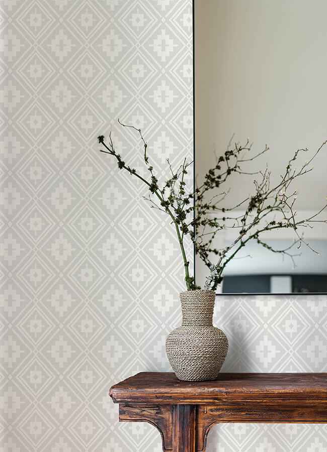 Camp Blanket Cream Wallpaper - York Wallcoverings - 4142-72661 - York Wallcoverings Wallpaper