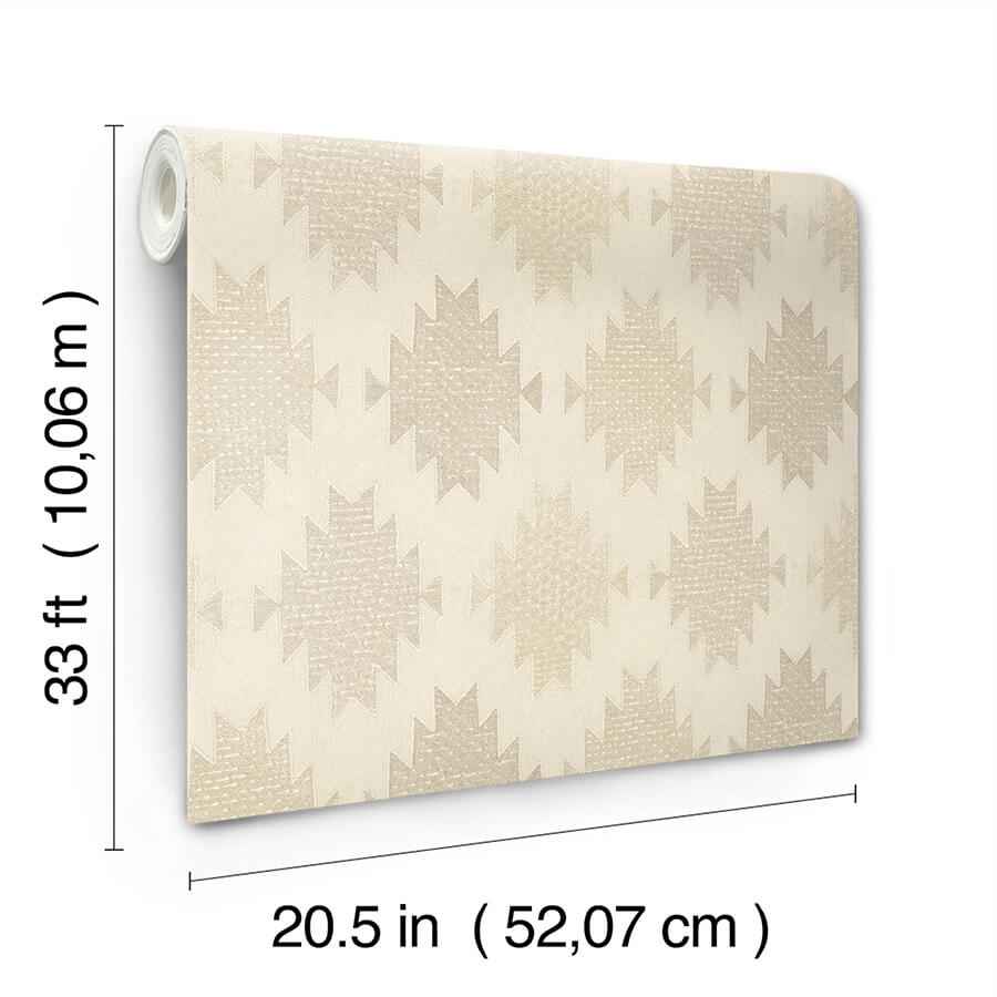 Stitched Heirloom Khaki Wallpaper - York Wallcoverings - 4142-72662 - York Wallcoverings Wallpaper