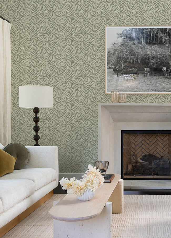 gabriel-moss-fern-wallpaper-york-wallcoverings-4155-27311 - York Wallpaper Wallpaper