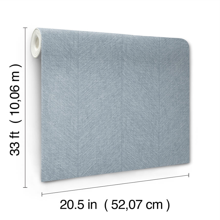 kallam-light-blue-chevron-wallpaper-york-wallcoverings-4155-27319 - York Wallcoverings Wallpaper