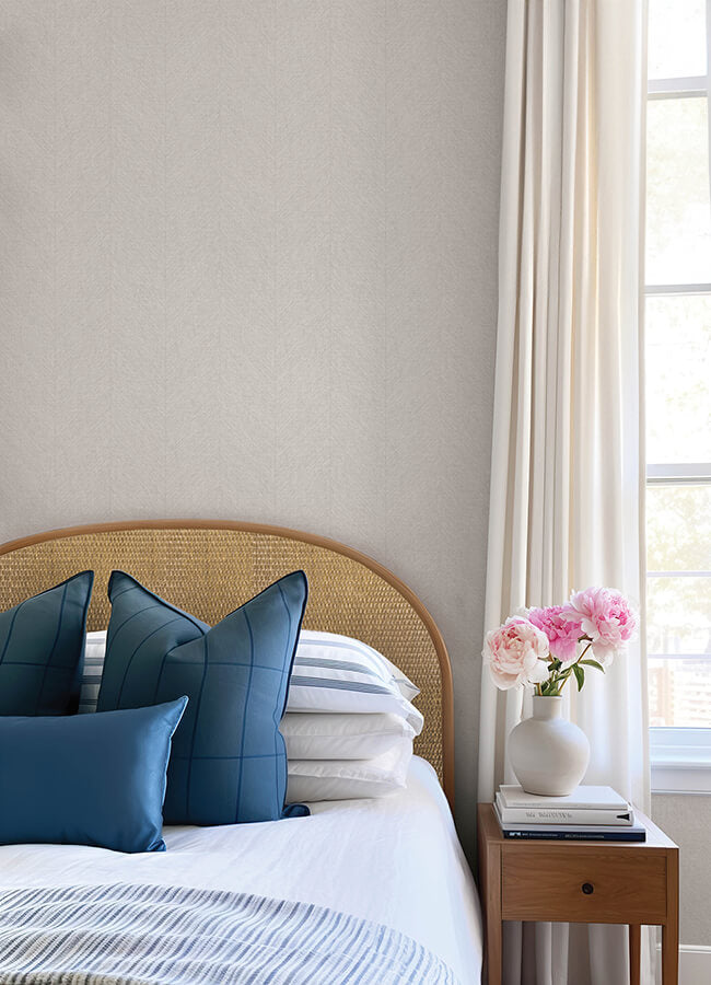 kallam-pearl-chevron-wallpaper-york-wallcoverings-4155-27322 - York Wallcoverings Papel pintado