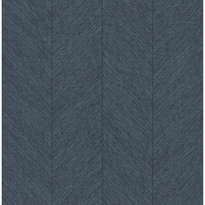 kallam-indigo-chevron-wallpaper-york-wallcoverings-4155-27323 - York Wallcoverings Papel pintado