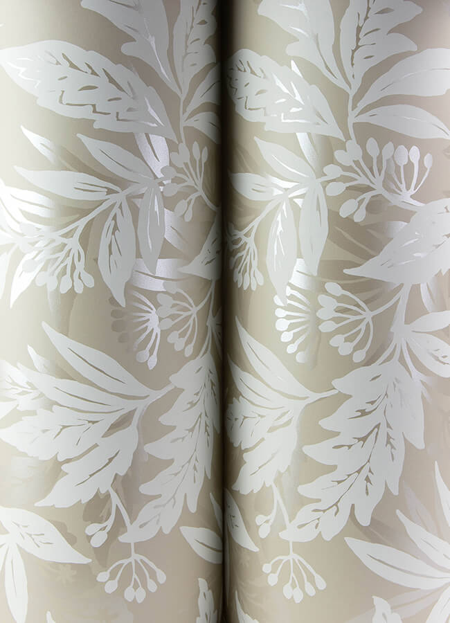 anita-beige-woodland-floral-wallpaper-york-wallcoverings-4155-27328 - York Wallcoverings Wallpaper