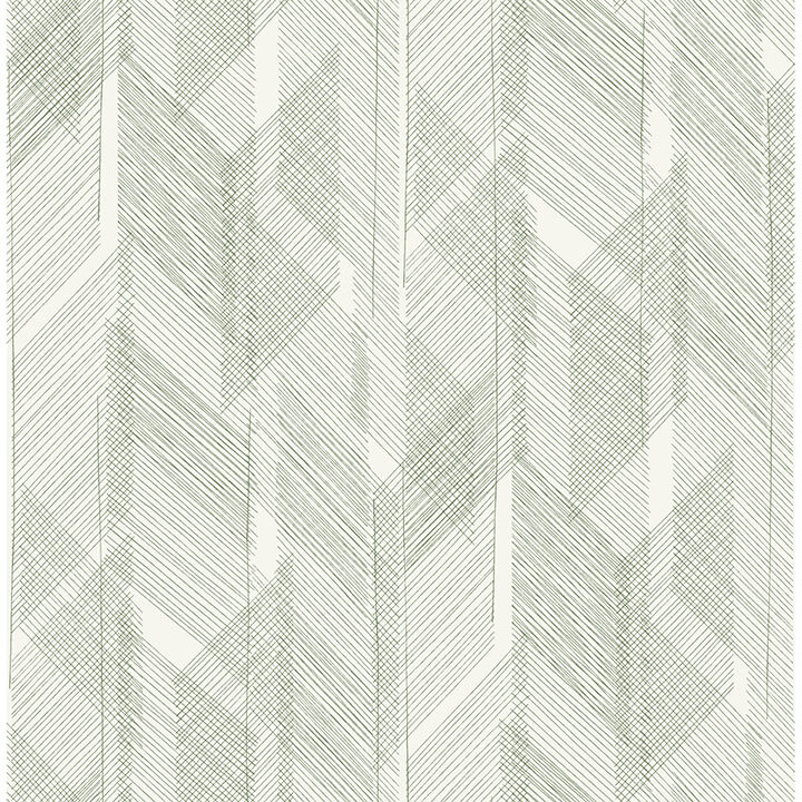 bryant-evergreen-crosshatch-wallpaper-york-wallcoverings-4155-27335 - York Wallcoverings Wallpaper